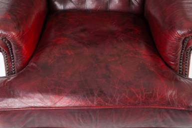 Poltrona chesterfield bergere inglese originale vintage bordeaux