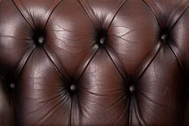 Coppia di poltrone chesterfield club inglese originale vintage marrone