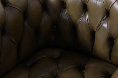 Coppia di poltrone chesterfield club vintage verde oliva