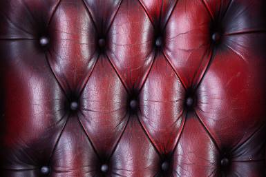 Poltrona chesterfield Queen Anne inglese vintage bordeaux