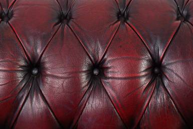 Divano chesterfield club tre posti inglese vintage originale bordeaux '80