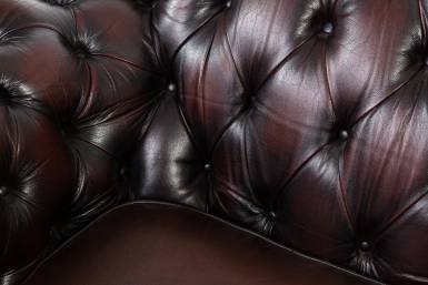 Divano chesterfield club 2 posti inglese vintage marrone